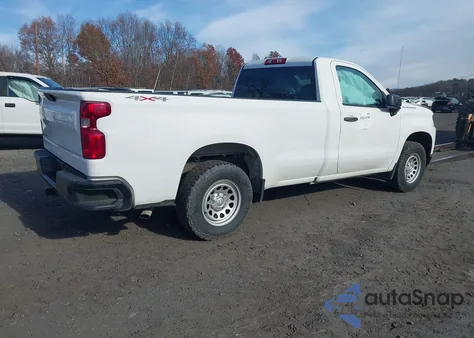 2021 Chevrolet Silverado 1500 4Wd Long Bed Wt from USA, damaged, VIN 3GCNYAEK7MG295422